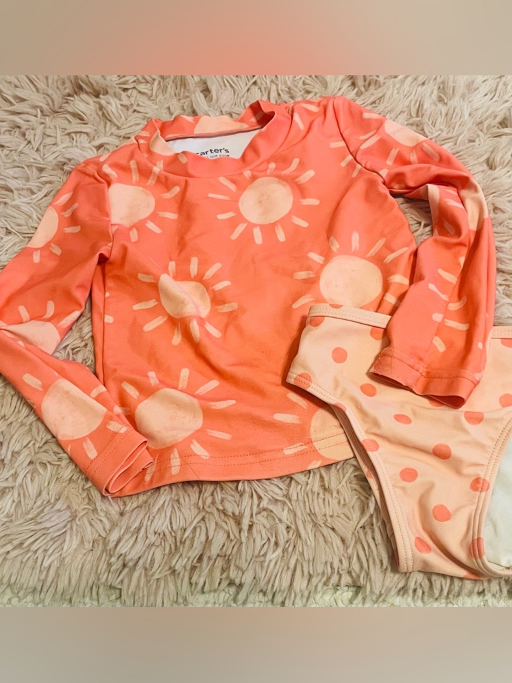 Carter’s 2T Rashguard Swim Set – Cute & Sun-Safe!